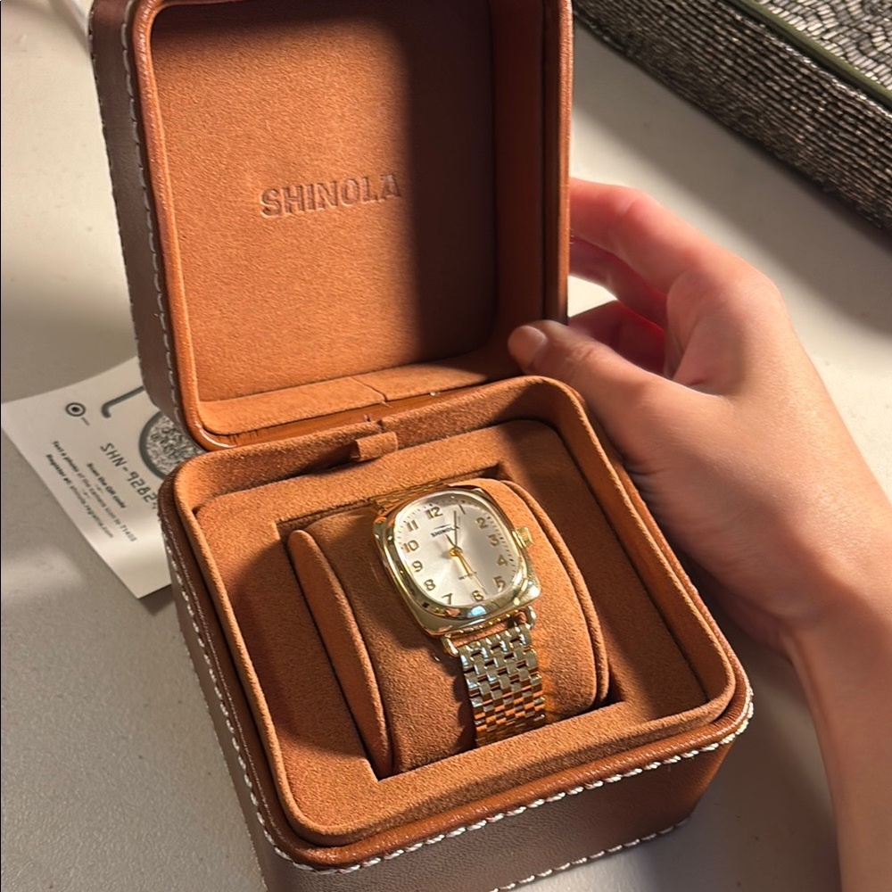 Shinola Women's Gold Bixby Watch 29x34mm